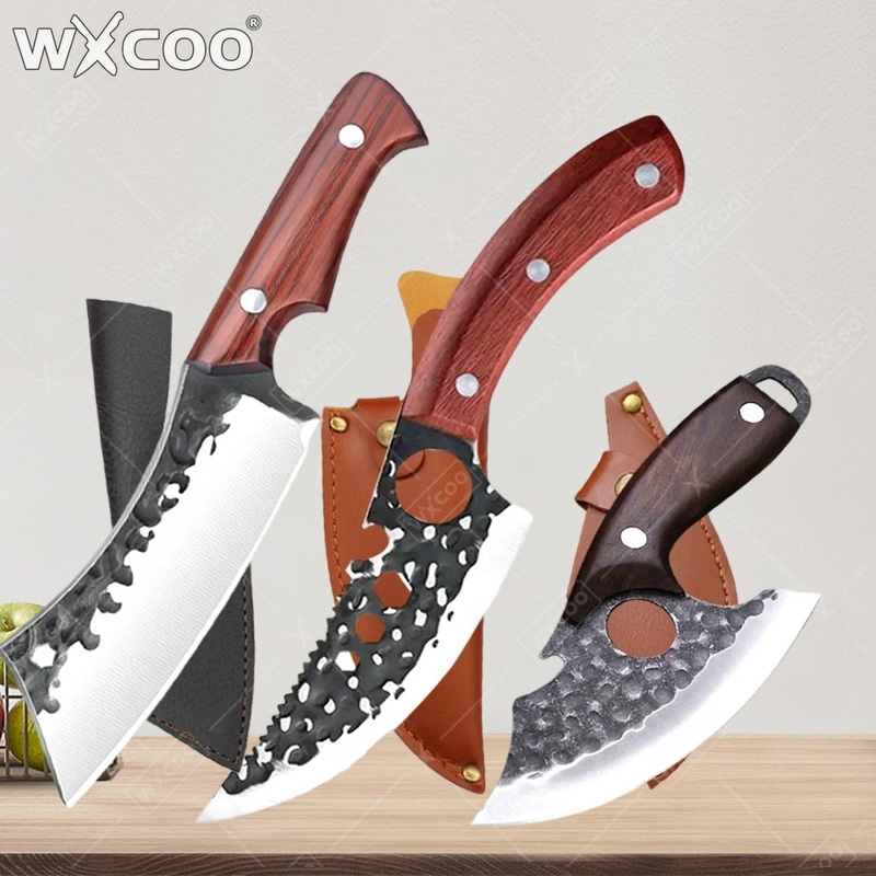 Wok Carbon Steel - WXCOO 고탄소 수제 정육칼 스테인리스 스틸
