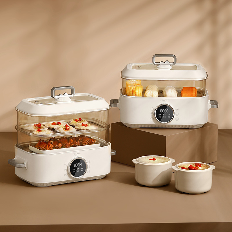 Home Cooking Restaurants - 10L 3-in-1 전기 찜기 - 다기능