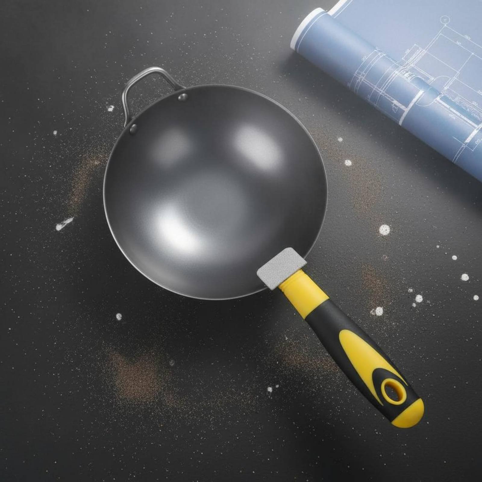 시멘트 혼합용 레이들 내마모성 휴대용 시멘트 혼합 레이 - Wok Carbon Steel 리뷰 및 가격